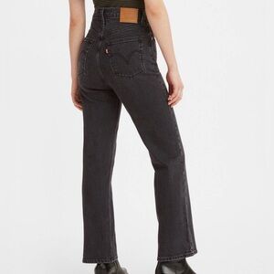 Levi's Women's Dark Gray Straight Leg Jeans